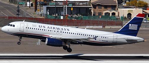 US Airways Airbus A320-232 N680AW, March 16, 2011